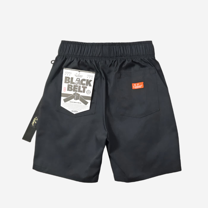 Chef Shorts - Black Belt - Black