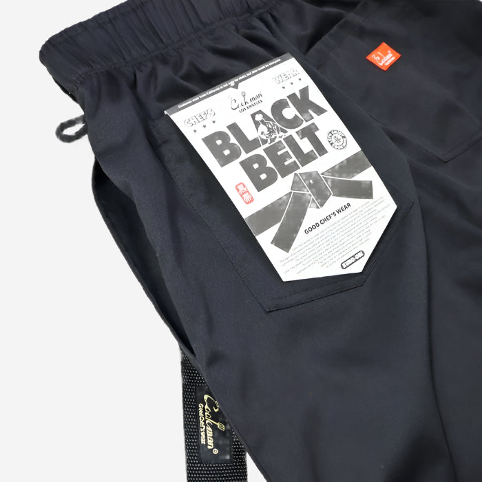 Chef Shorts - Black Belt - Black