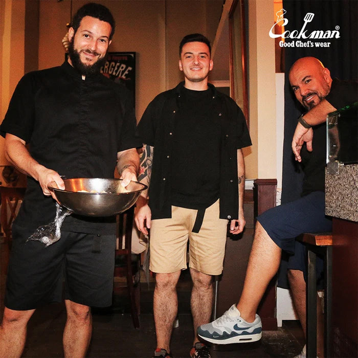 Chef Shorts - Black Belt - Peanut