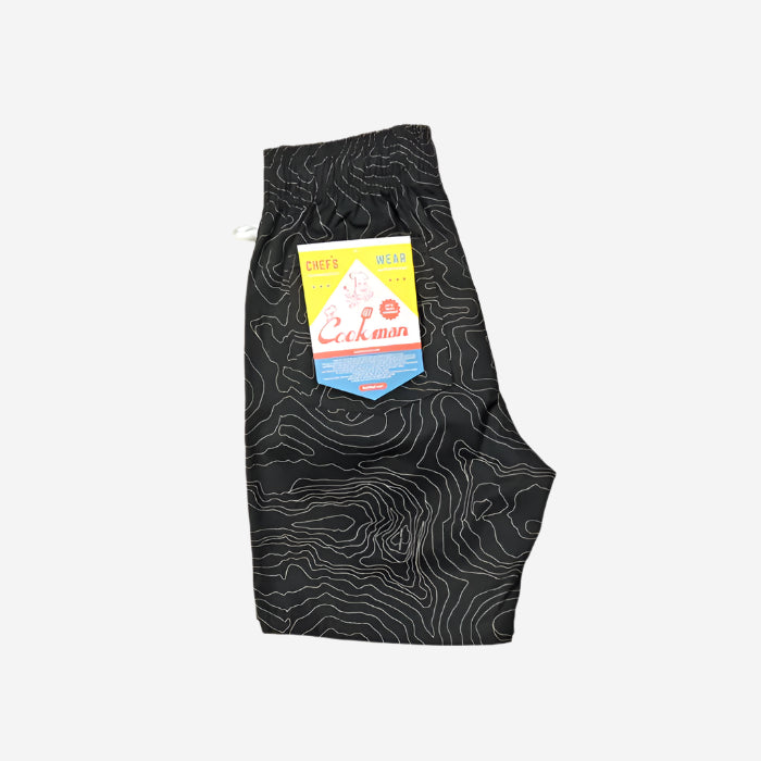 Chef Shorts Front Pocket - Big Bear Black