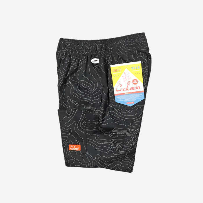 Chef Shorts Front Pocket - Big Bear Black