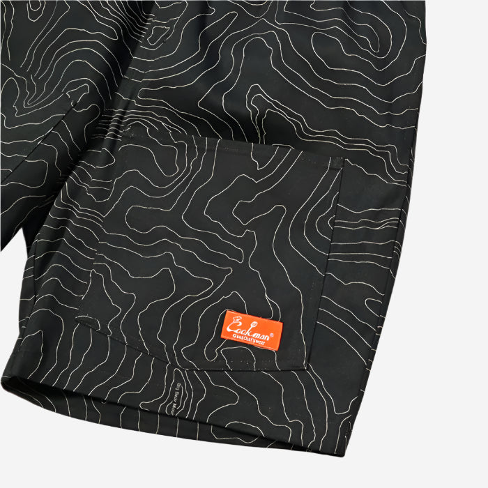Chef Shorts Front Pocket - Big Bear Black