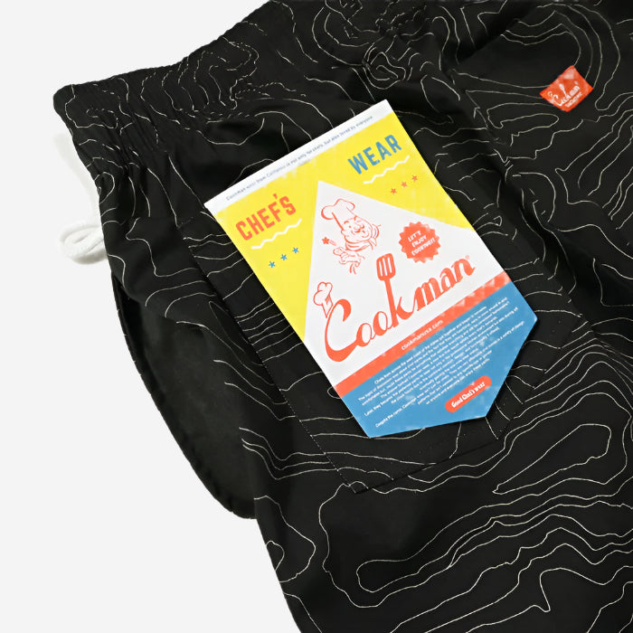 Chef Shorts Front Pocket - Big Bear Black