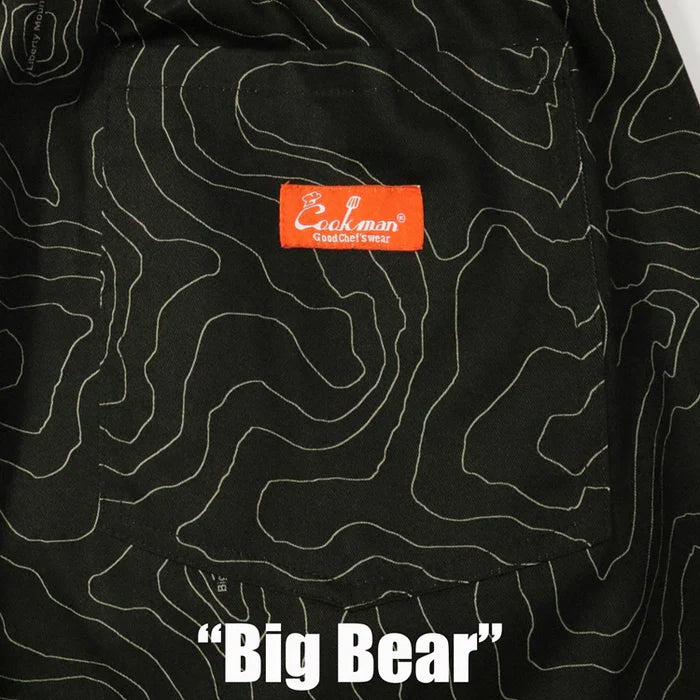 Chef Shorts Front Pocket - Big Bear Black