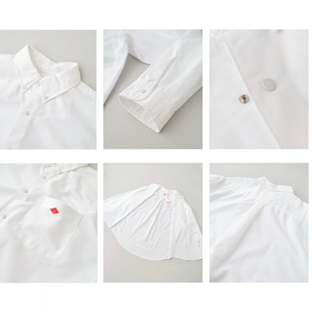 Coolmax Oxford BD L/S Shirt - White
