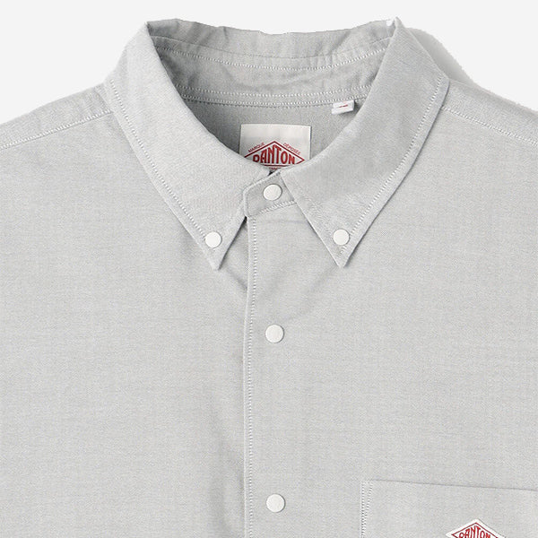 DANTON - Coolmax Oxford BD S/S Shirt - Light Charcoal – Muddy George