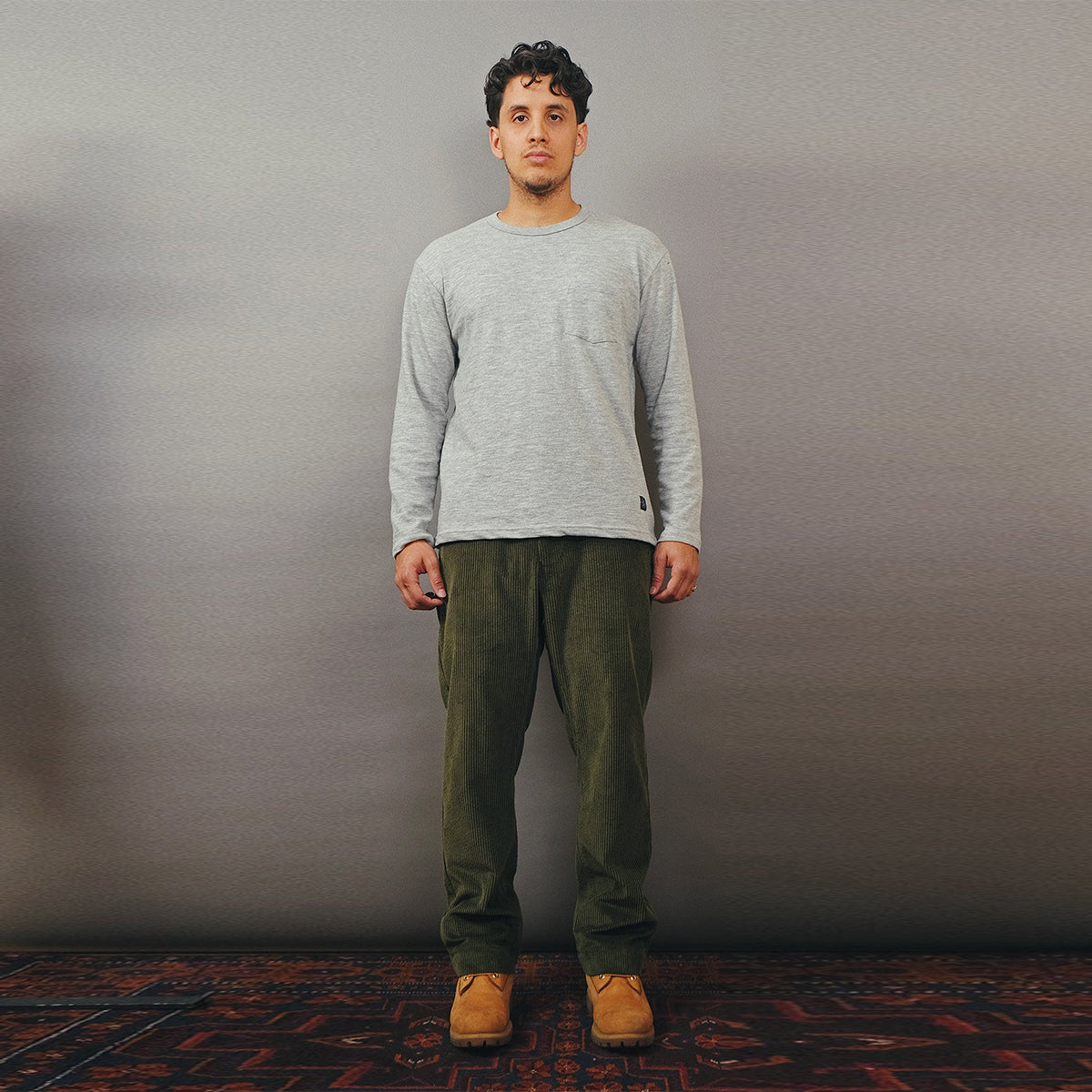 Corduroy Camp Pant - Olive