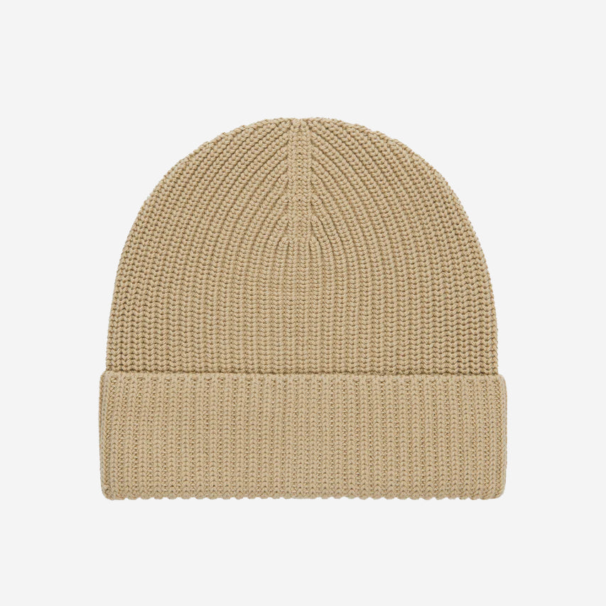 Cotton Watch Cap Beanie - Sand