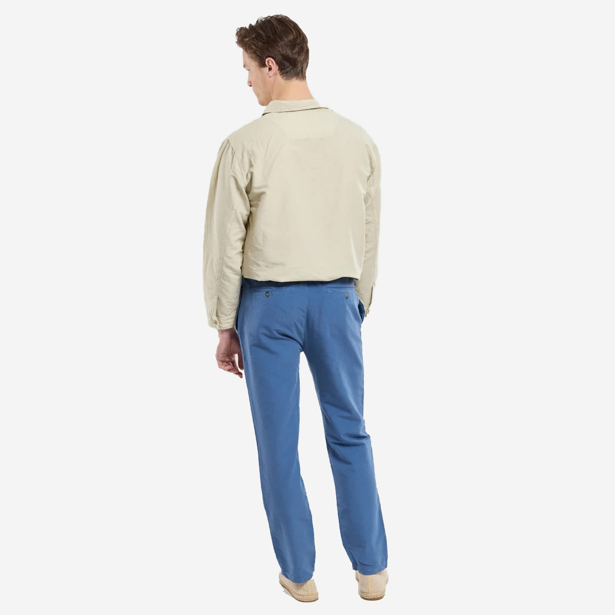 Cotton Linen Easy Pants - Obscure Blue