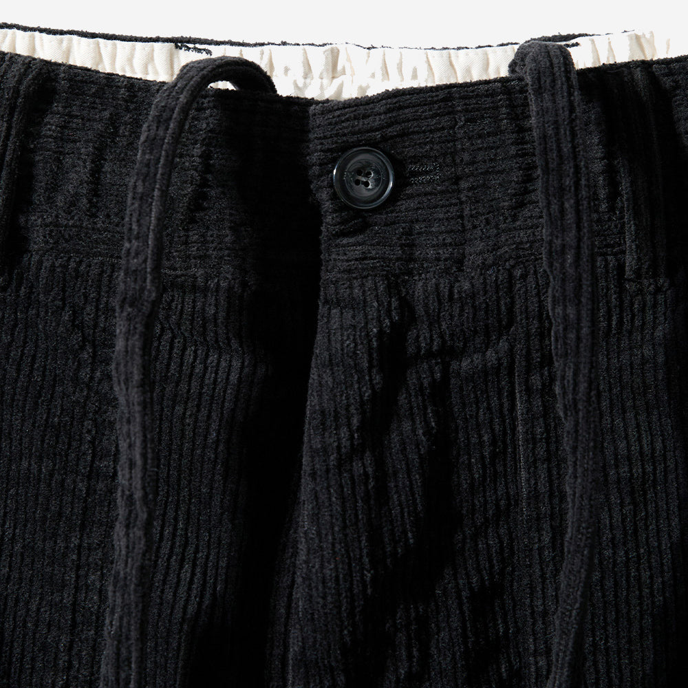 Cove Corduroy Loose Pants - Black