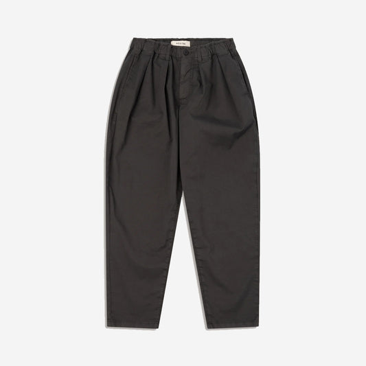 Clyde Cotton Twill Loose Pant - Slate Grey