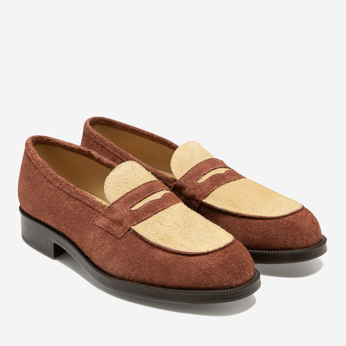 Dalior 2 VV2 Suede Penny Loafer - Chocolate/Beige