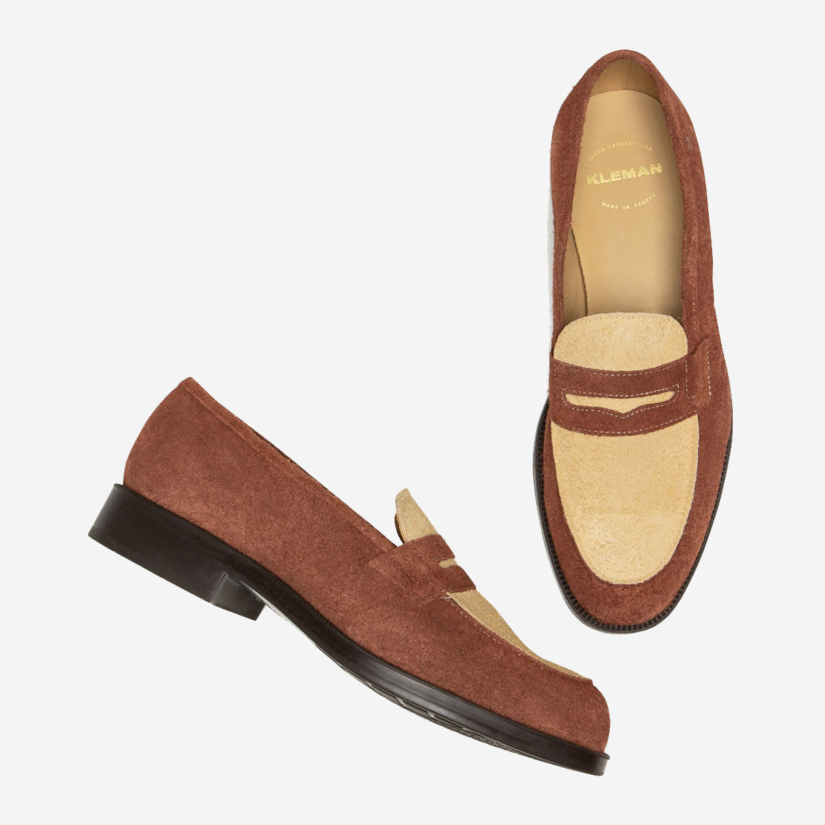 Dalior 2 VV2 Suede Penny Loafer - Chocolate/Beige