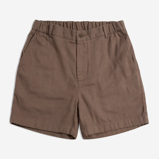 Dekk Hemp Canvas Easy Shorts - Brown