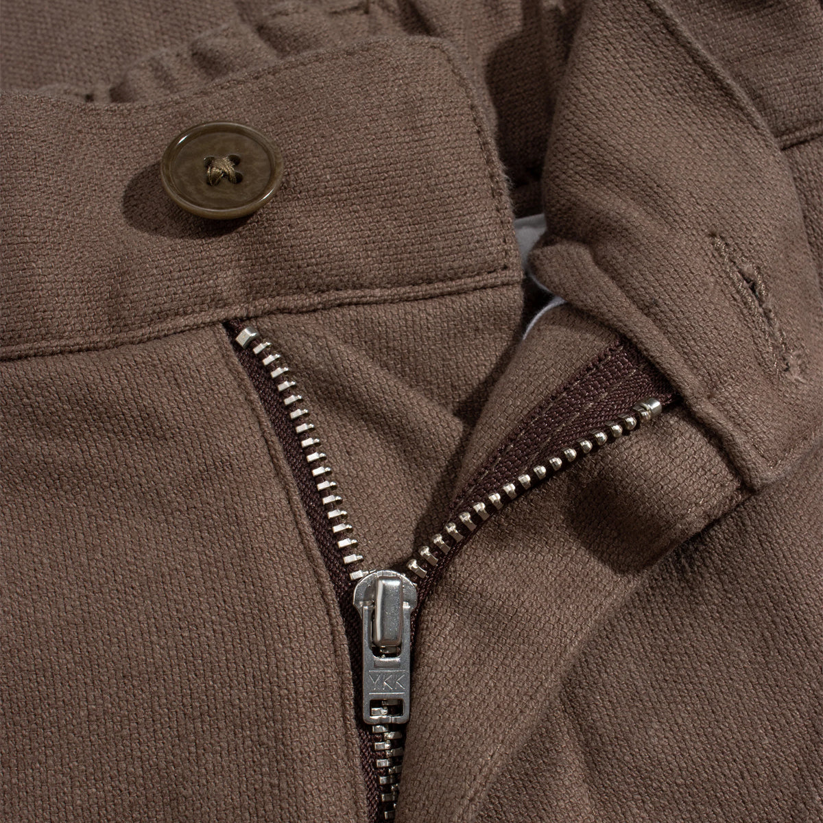 Dekk Hemp Canvas Easy Shorts - Brown