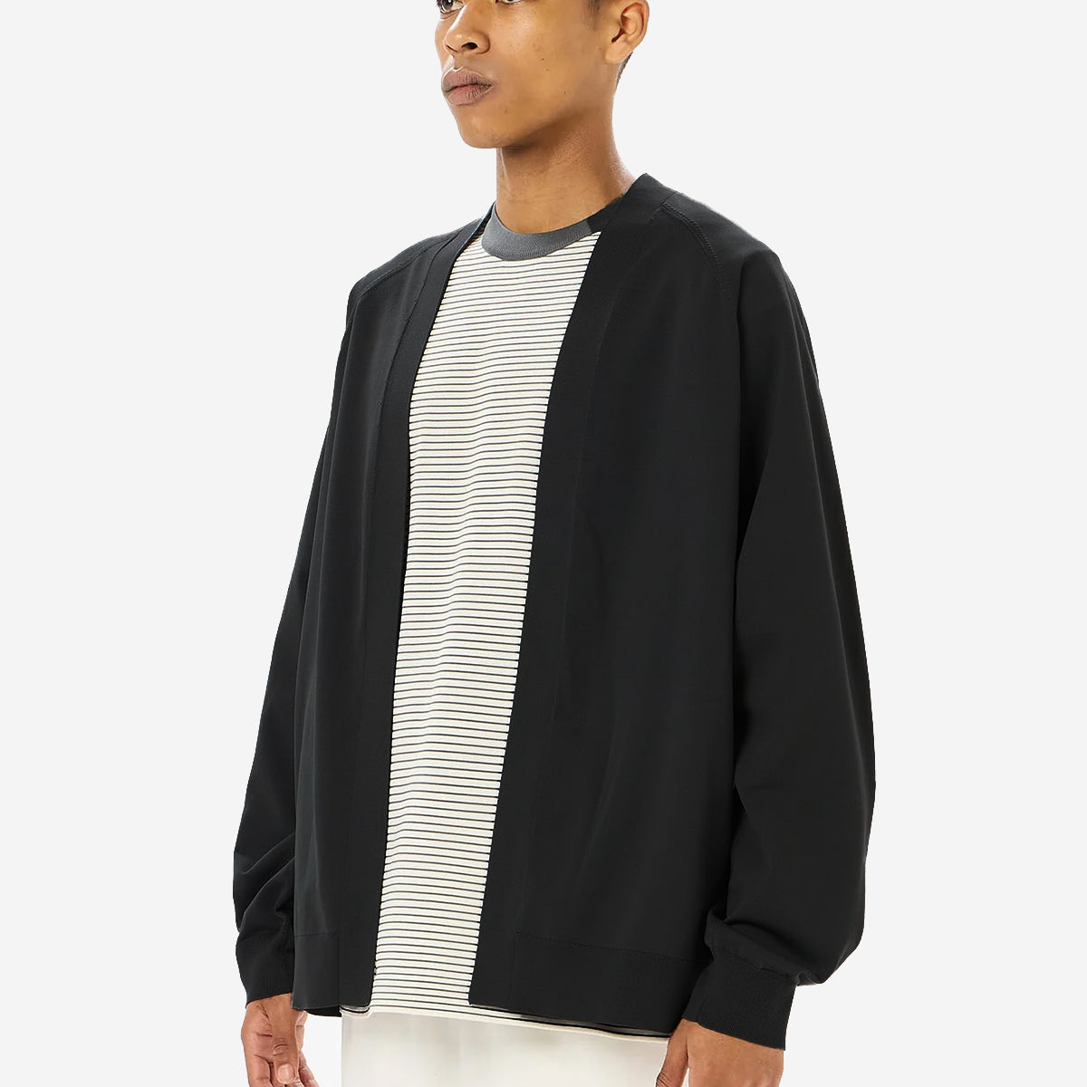 DELTAPEAK Knit Cardigan - Black