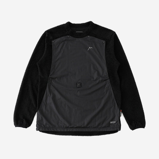 Detach Wind Alpha Fleece Pullover - Black