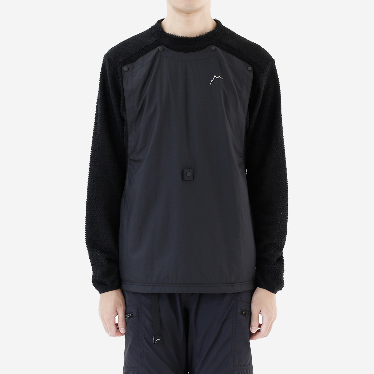 Detach Wind Alpha Fleece Pullover - Black