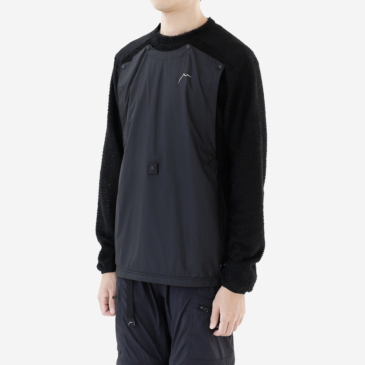 Detach Wind Alpha Fleece Pullover - Black