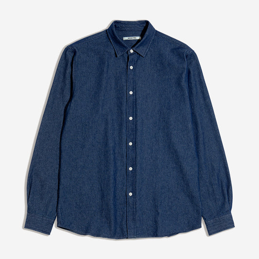 Dirleton Lightweight Denim Shirt - Indigo