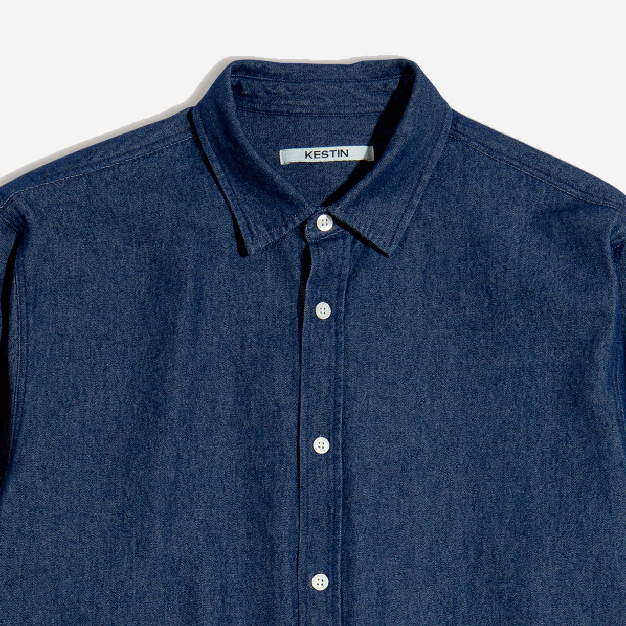 Dirleton Lightweight Denim Shirt - Indigo