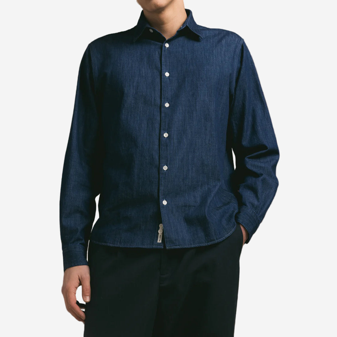 Dirleton Lightweight Denim Shirt - Indigo