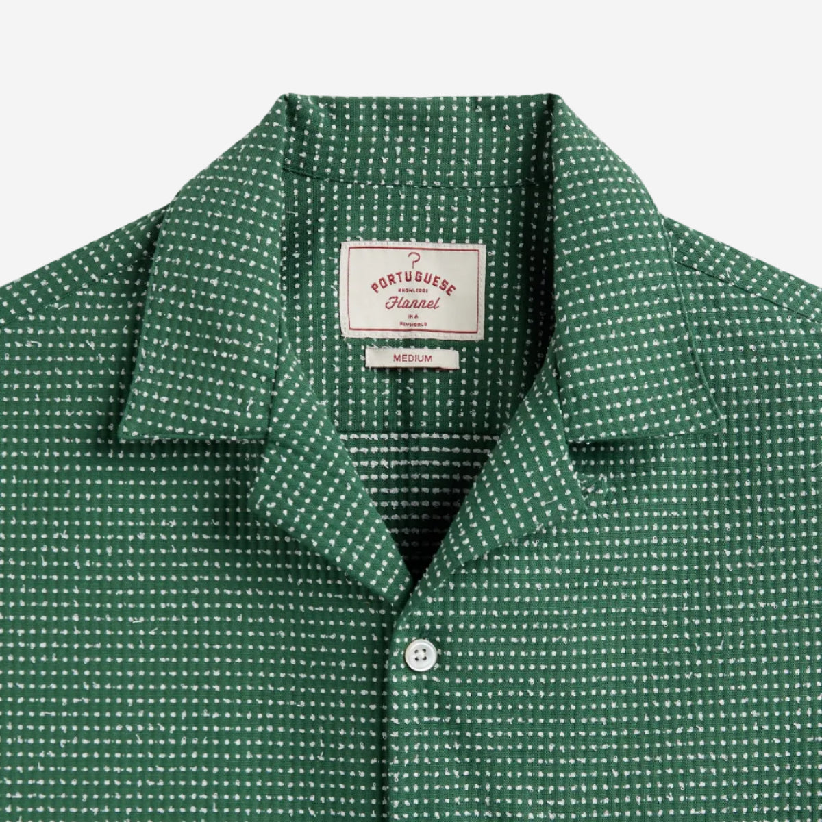Dots Woven S/S Vacation Shirt - Green