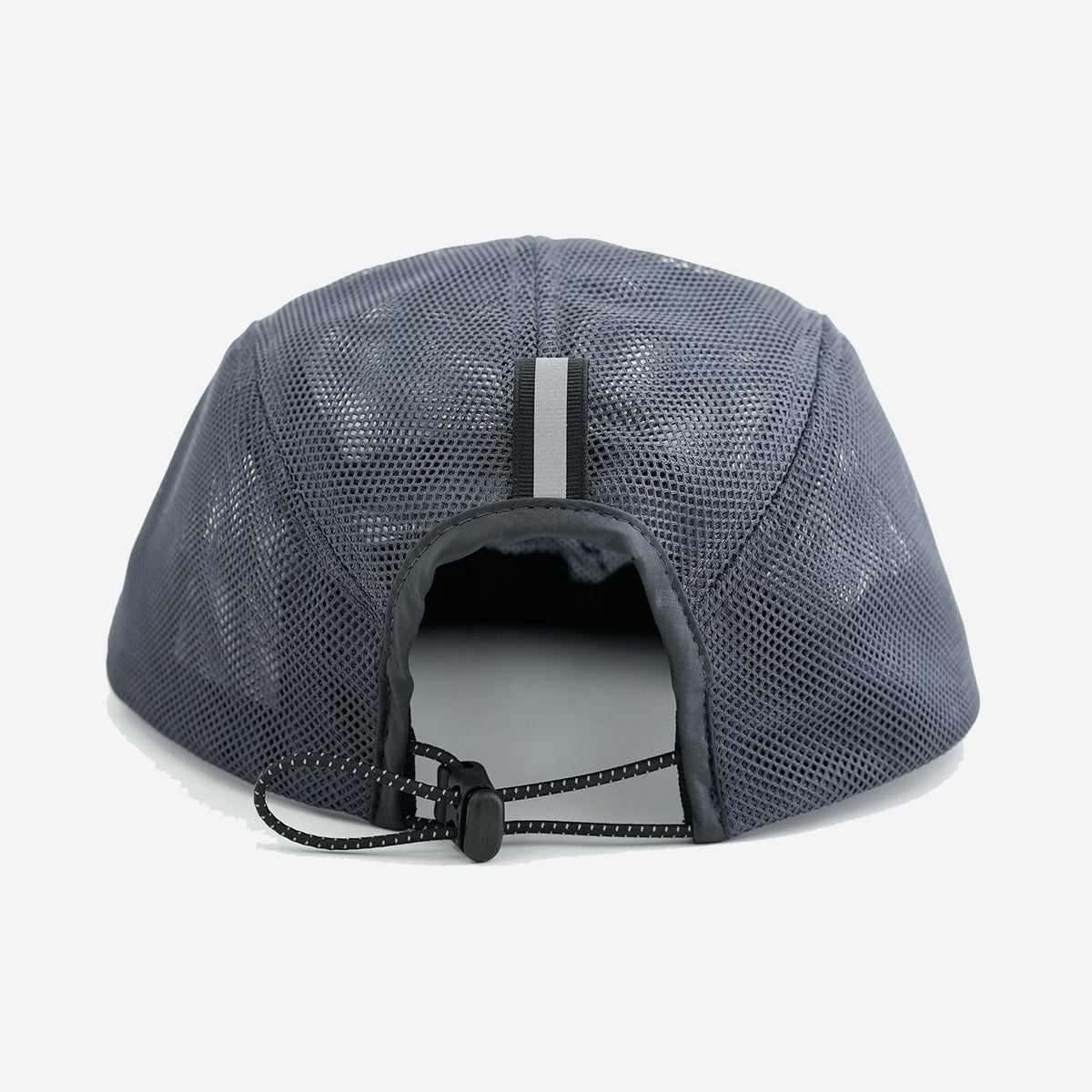 Double Mesh Feather Cap - Grey