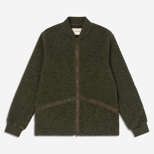 Dreghorn Fleece Zip Cardigan - Olive