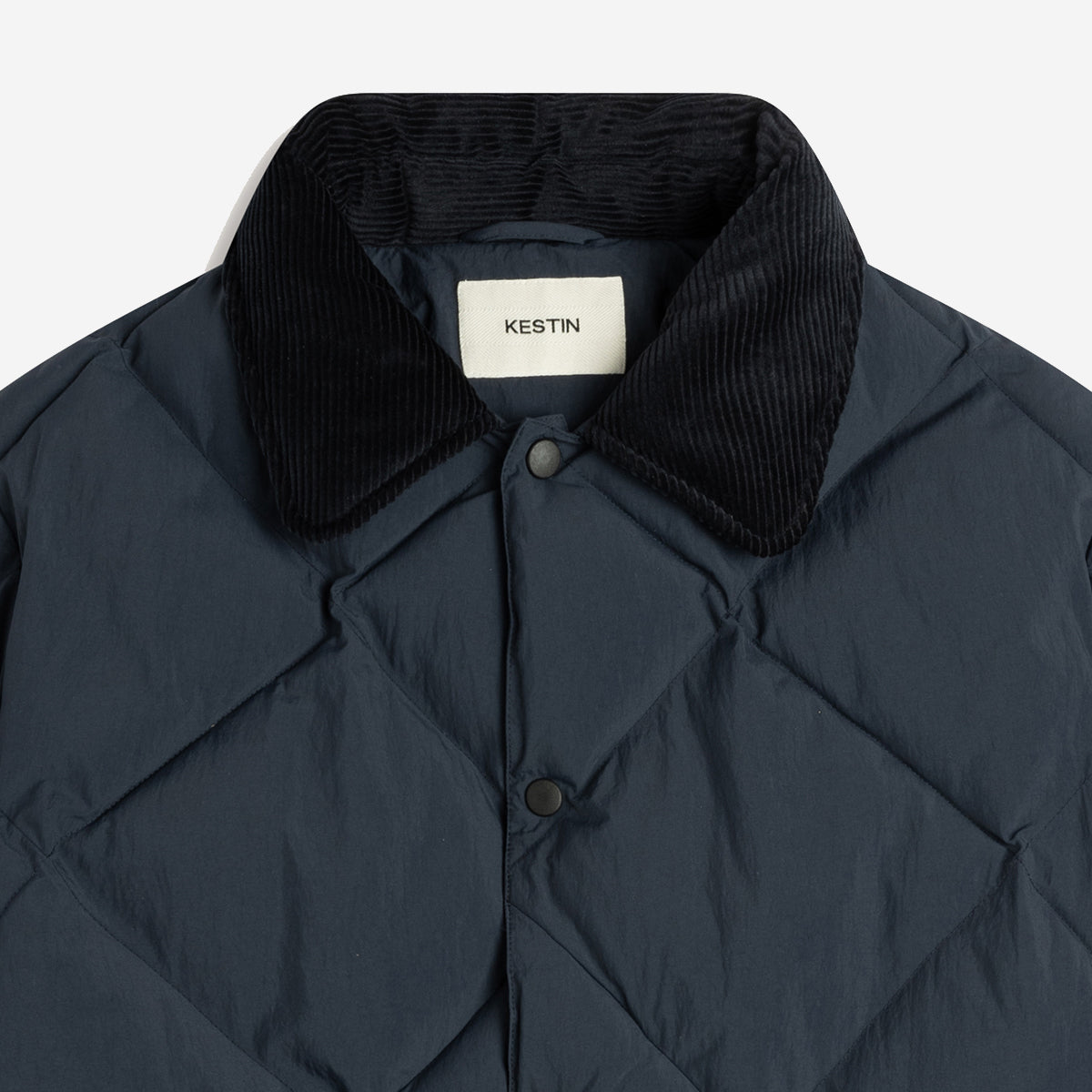 Dunbar Quilted Padded Jacket - Dark Navy