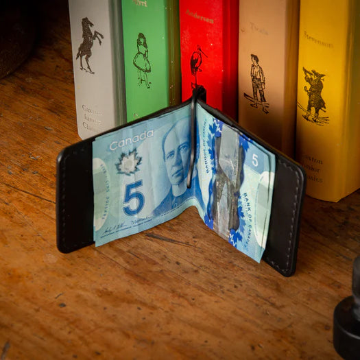 Phee's Original Goods - Dunvegan Spring Money Clip Wallet - Black ...