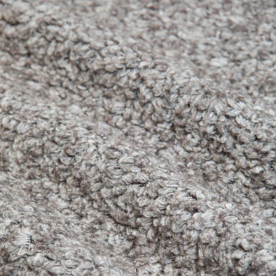 Durness Wool Fleece Sweatshirt - Undyed Marl Grey