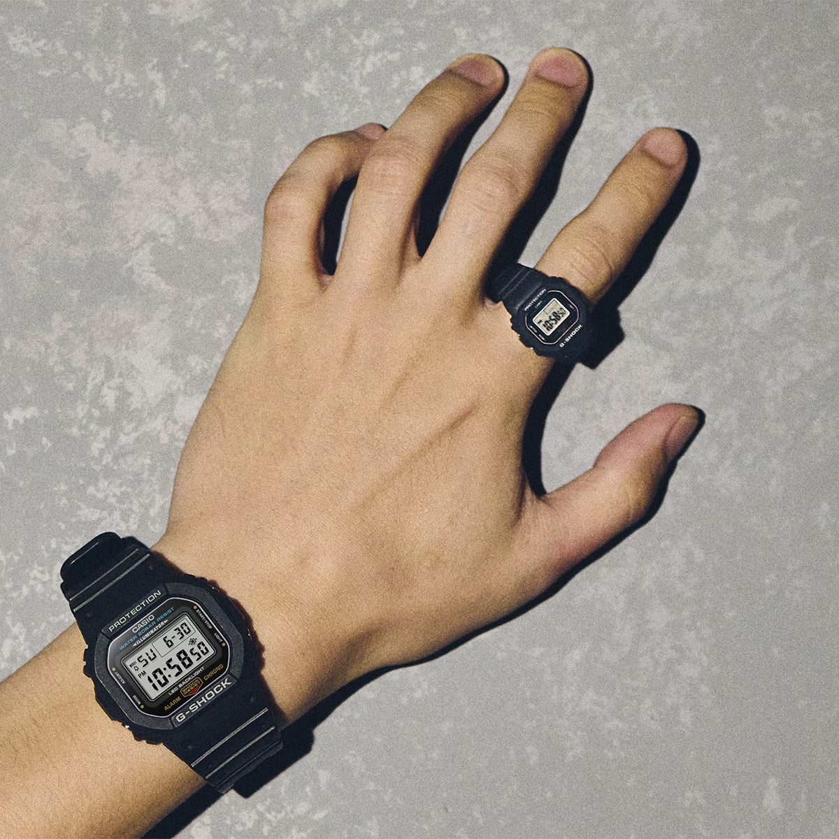 G-SHOCK Nano DWN-5600-4 Ring Watch - Red