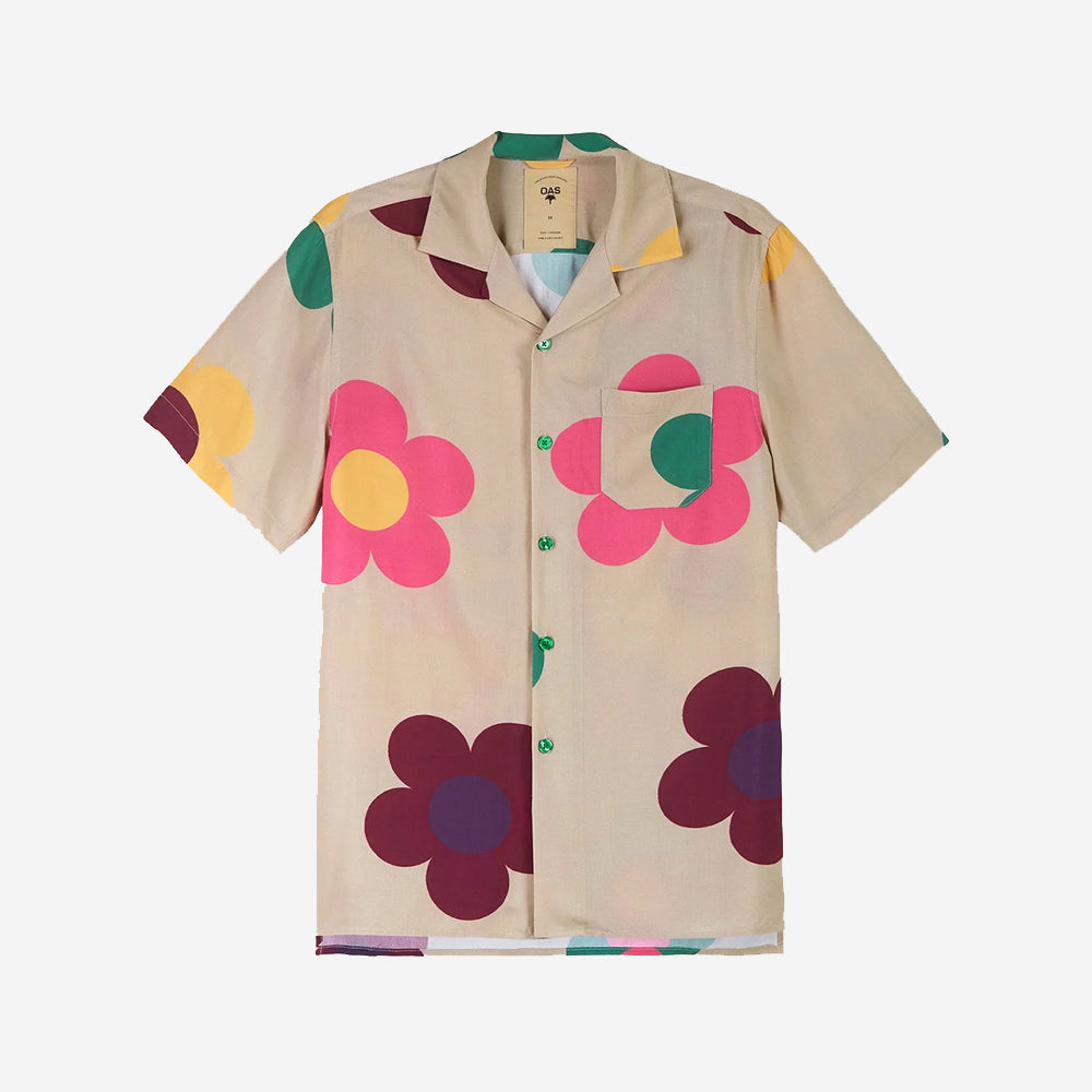 Daisy Viscose Vacation Shirt - Multi Floral