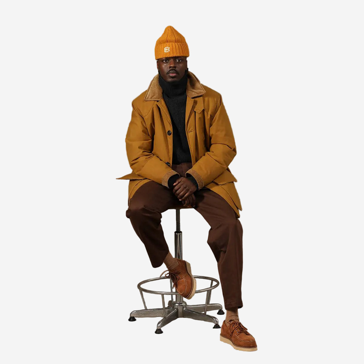 Derby Waxed Cotton Sport Jacket - Raw Sienna