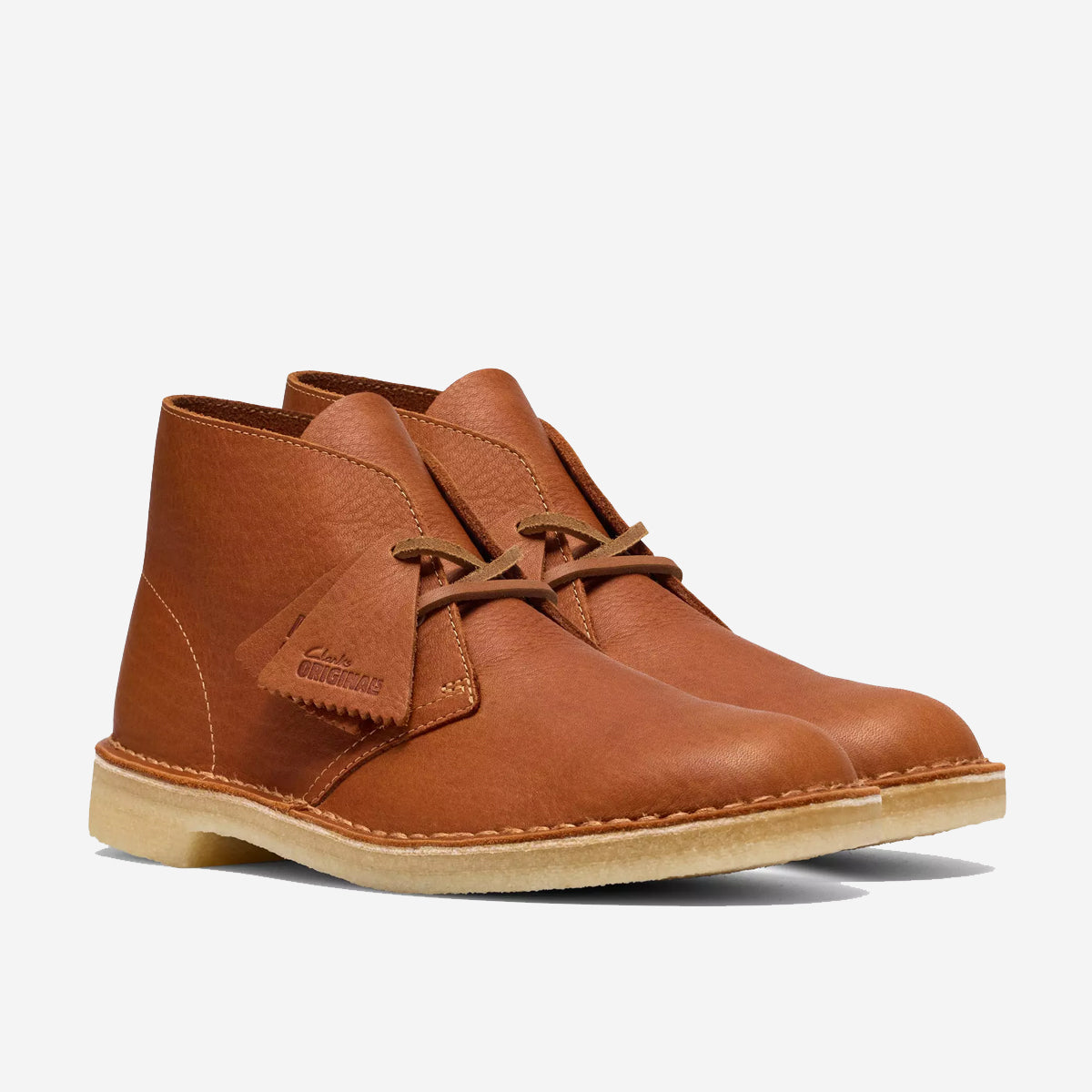 Desert Leather Boots - Burnt Orange