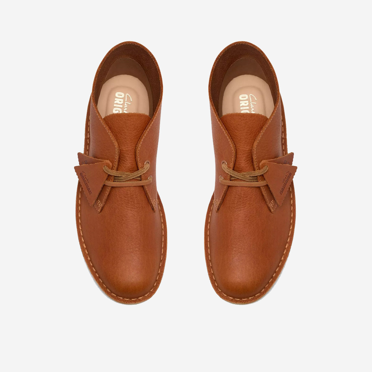 Desert Leather Boots - Burnt Orange