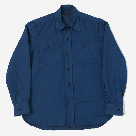 Dickies Linen Cotton Overshirt - Blue
