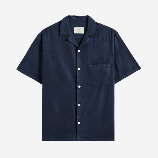Dogtown Tencel S/S Vacation Shirt - Navy