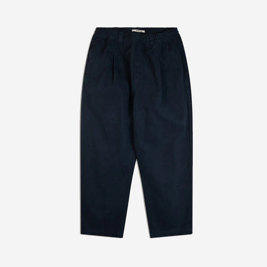 Doune Heavy Twill Straight Trouser - Navy