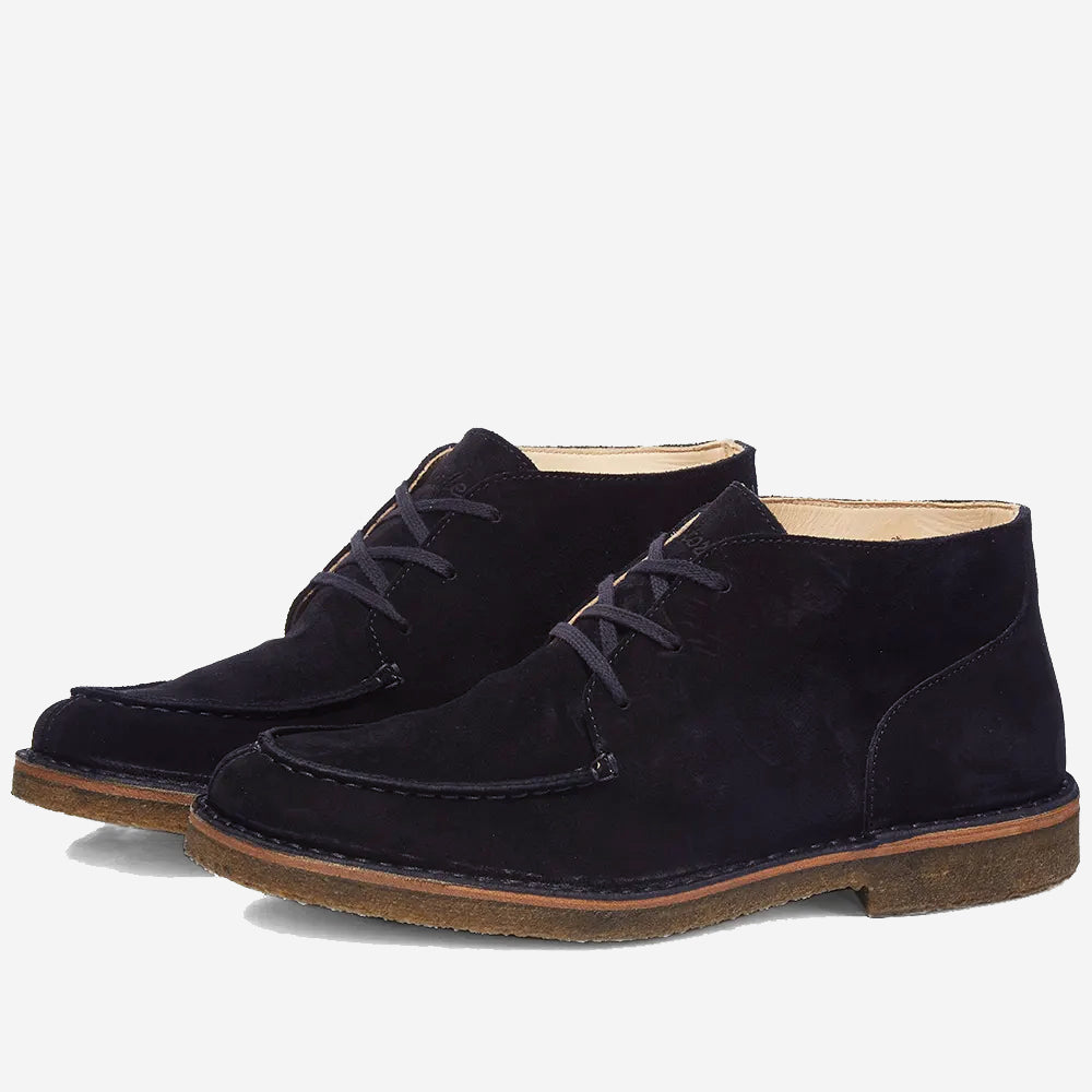 Dukeflex Suede Boots - Navy Blue