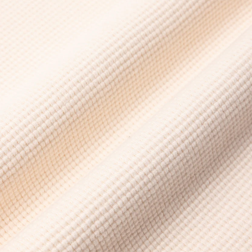 Dunvegan Brushed Waffle Cardigan - Natural