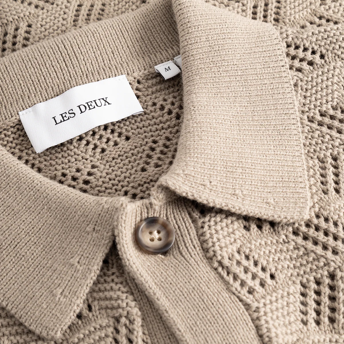 Eloi Knit Cardigan Shirt - Dark Sand