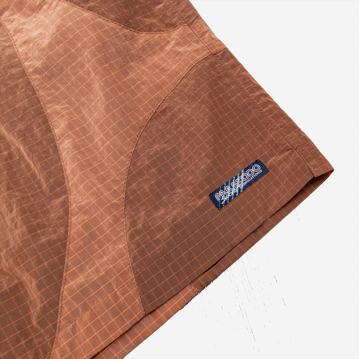 Equis Nylon Ripstop Shorts - Pomegranate/Ruby