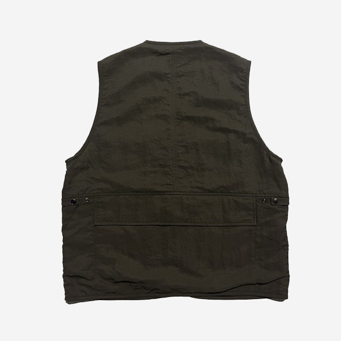 Field Wrinkle Nylon Vest - Olive