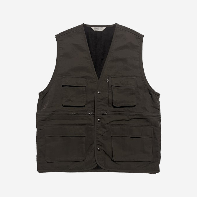 Field Wrinkle Nylon Vest - Olive