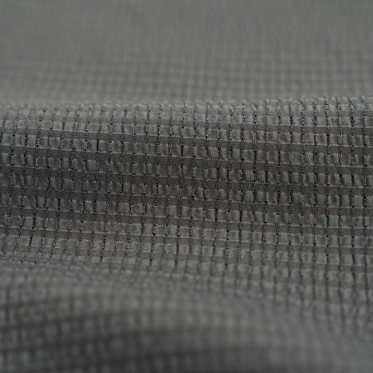 Flow Seersucker L/S Shirt - Charcoal