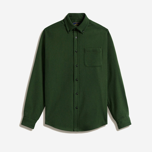 Form Wool Shirt - Green