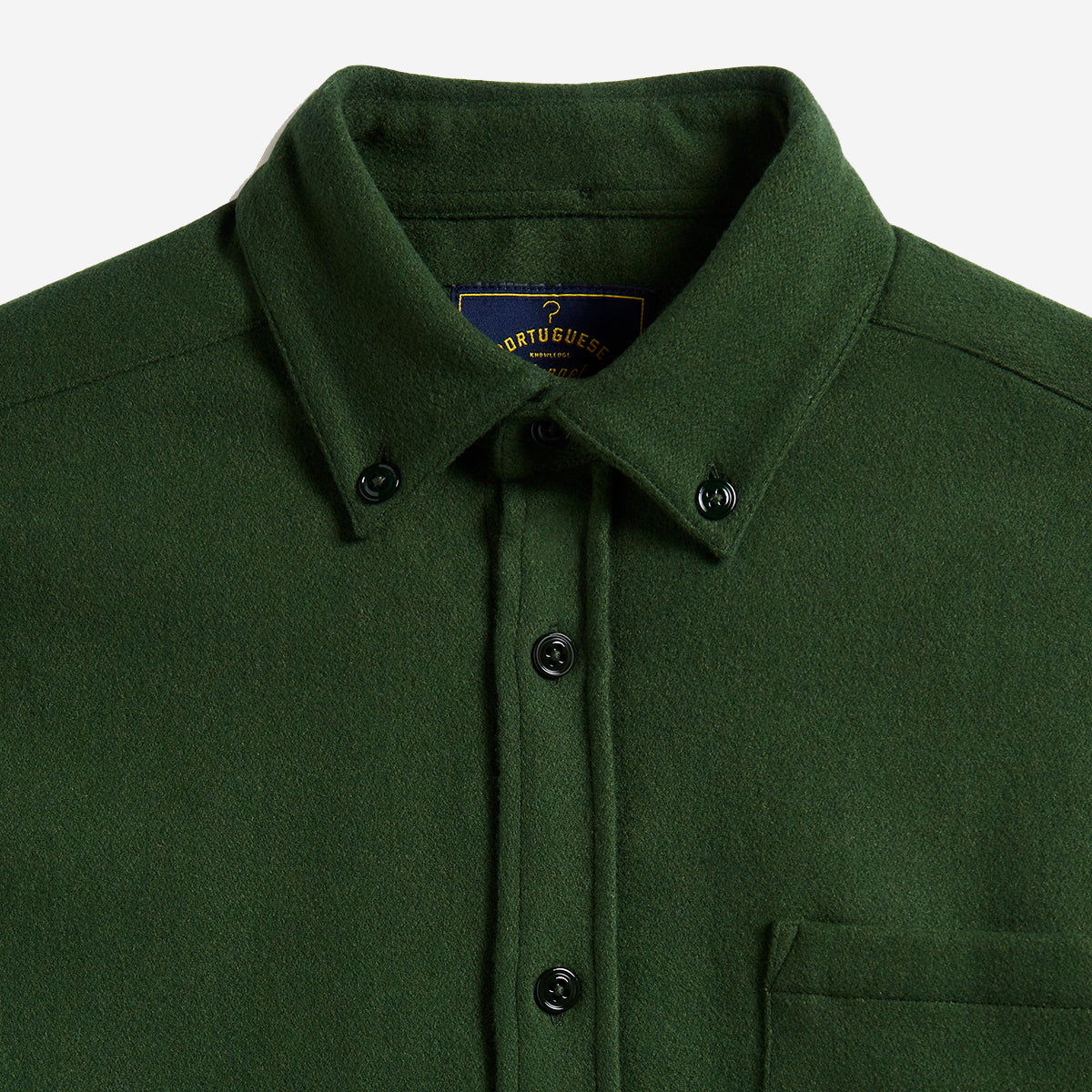 Form Wool Shirt - Green