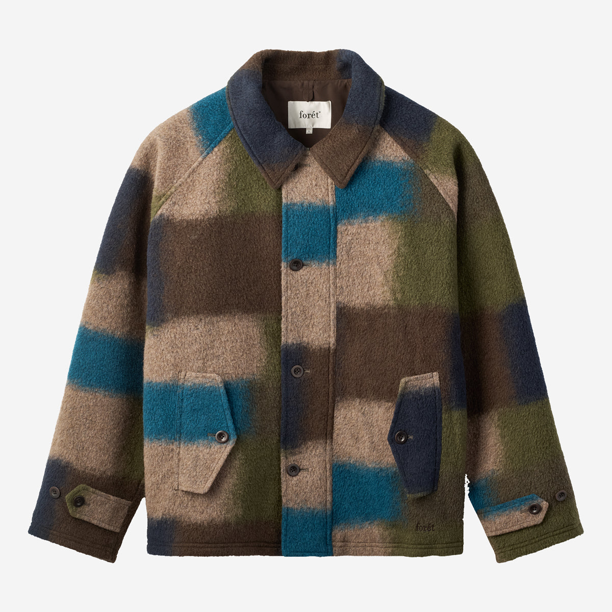 Fragment Wool Jacket - Blue Check